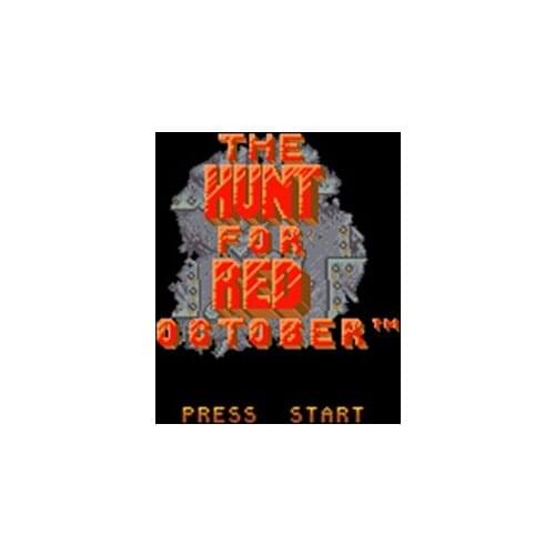 Hunt for Red October USA Version 16 bit Big Gray Game Card For NTSC Game Player