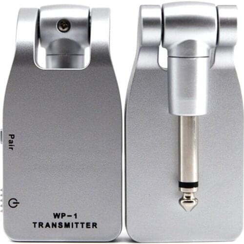 2.4G Wireless Guitar System Transmitter Receiver Built-in Rechargeable Battery UY8