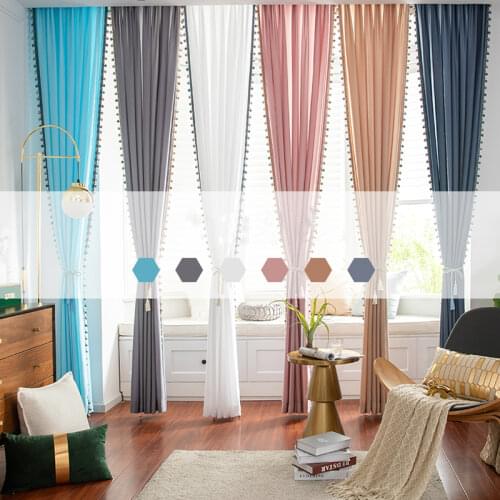 Brighten Sea Blackout Curtains On The Windows