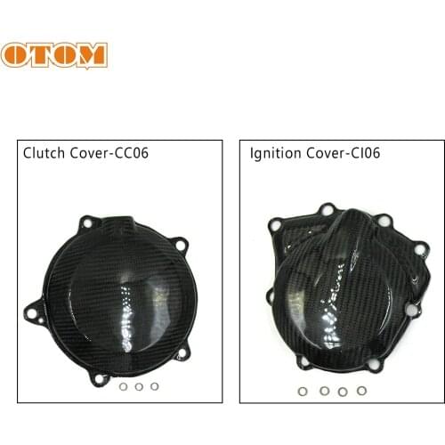 OTOM Motorcycle Engine Crank Case Magneto Stator Cover Dirt Bike Ignition Clutch Cover Protector For KTM EXC XCF SXF XCW 450 500