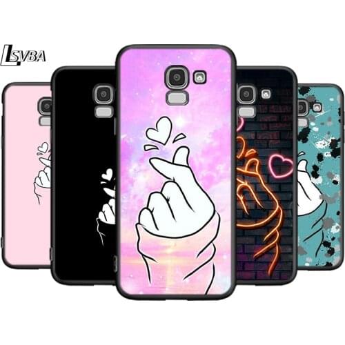 Kpop Hand LOVE For Samsung Galaxy J8 J7 Duo J6 J5 Prime J4 Plus J3 J2 Core 2018 2017 2016 Phone Case Cover