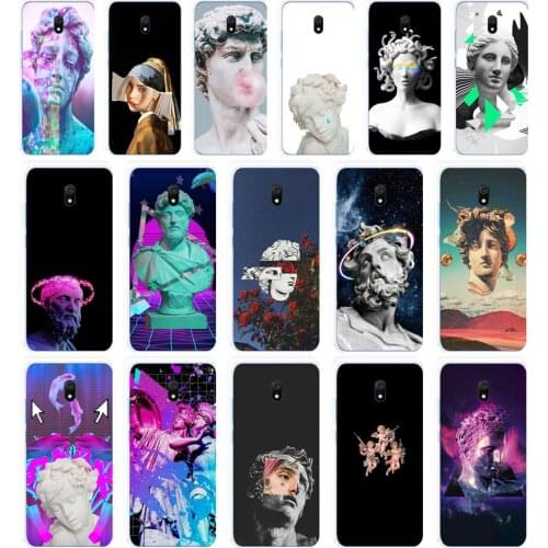 11Alternative statue art Popular gift Soft Silicone Tpu Cover phone Case for Xiaomi Redmi 8 8A Note 8T 8t Pro