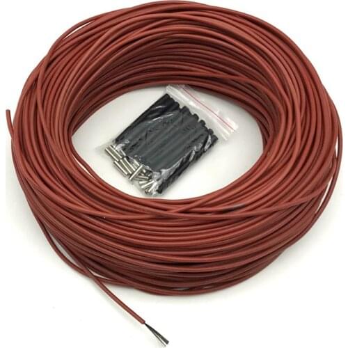 New Infrared Heating Cable Low Cost Carbon Warm Floor Cable Carbon Fiber Heating Wire Electric Hotline 10m/15m/20m/30m/50m