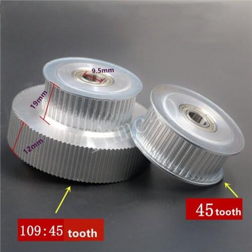 Inkjet printer Pulley driving wheel 135teeh for Allwin Grando Human Solvent Printer driven wheel 45 tooth tower pulley