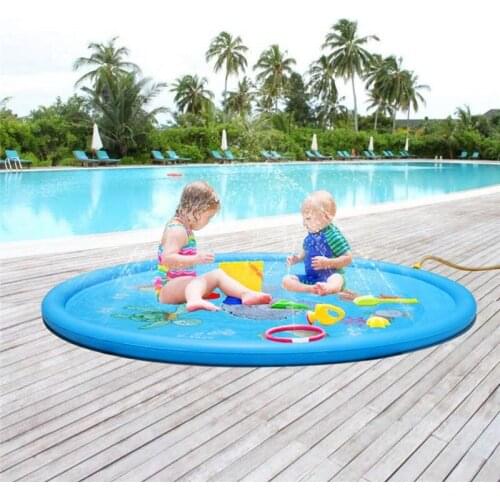 Summer Childrens Baby Play Water Mat Games Beach Pad Lawn Inflatable Spray Water Cushion Toys Outdoor Tub Swiming Pool mat