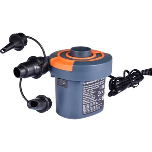 Multifunctional Air Pump Swimming Pool Air Bed Inflator With 3 Nozzles #W0