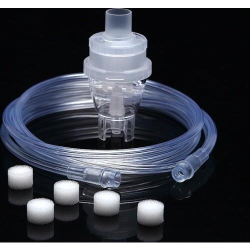 Atomizer Soft Tube Filter Sponge & 6mlAtomized Cup Inhaler Catheter Children Medicinal Home Air Compressor Nebulizer Accessorie