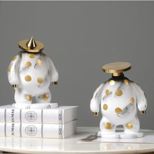 Desktop resin figures Creative Nordic style home decoration ornaments Shop window display props home decor