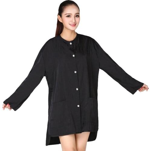 Hairdressing Overalls Hairdresser Long-Sleeved Waterproof Smock Pet Grooming Work Clothes Hair Salons Hair Cutting Gown Apron