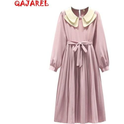 Женские повседневные платья QAJAREL China At AliExpress