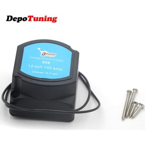 12V 140A Dual Battery Isolator Relay Protection VSR Voltage Split Charge For Automotive Boat Marine Sensitive Relay