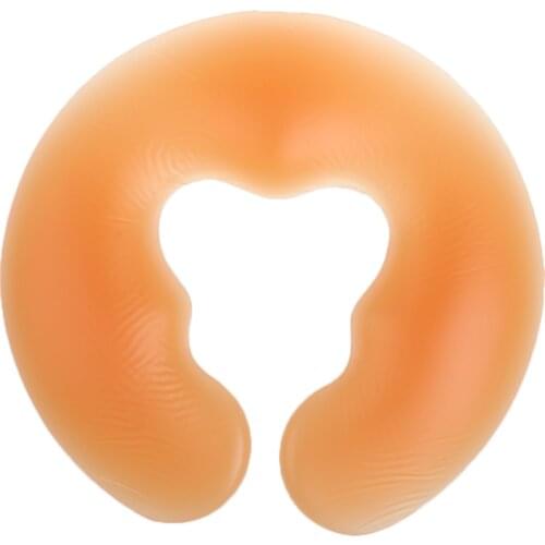 Silicone Spa U Shape Pillow Face Rest Body Massage Cradle Hole Cover Cushion Neck Massage Tool Health Care