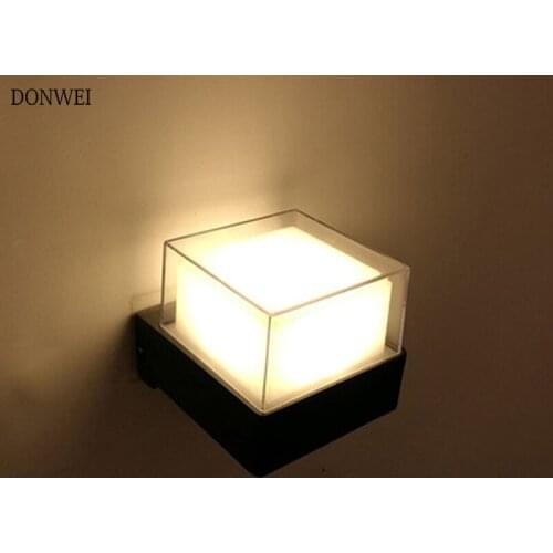 Modern Up Down LED Outdoor Wall Light Waterproof IP65 Corridor Porch Wall Lamp 5W 10W AC 85-265V Living Room Home lighting