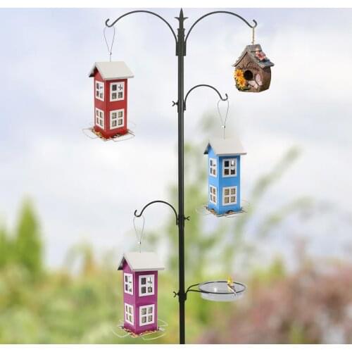 Nacome Steel Wild Bird Feeder Hanging for Garden Yard Outside Decoration Comederos House Garten Decor