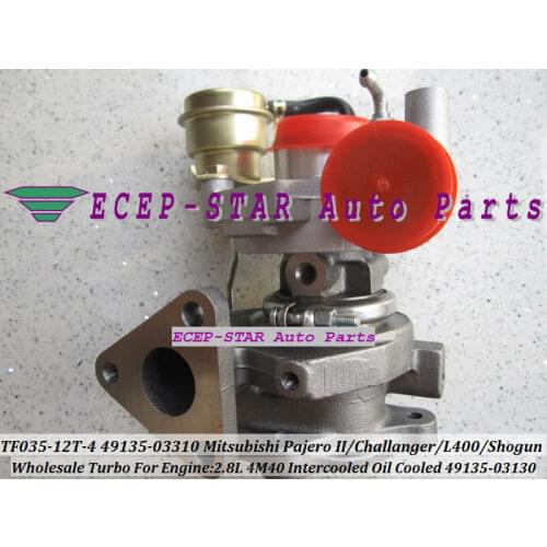 Free ship TF035 49135-03310 49135-03130 Oil cooled Turbo For Mitsubishi Pajero Shogun Canter Challanger Delica L400 4M40 2.8L