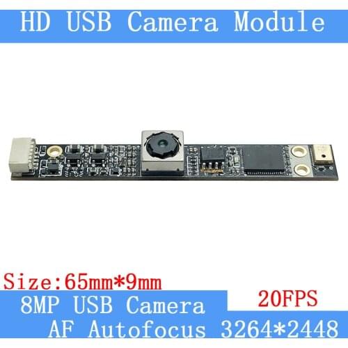 20FPS UVC USB camera module 800W SONY IMX179 4K AF Autofocus HD face recognition USB Webcam support audio
