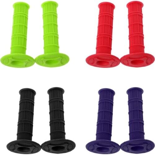 High Quality 1 Pair 7/8inch Universal Motorcycle Hand Pro Grips Dirt Bike Motocross Handlebar 4 Colors Hot New