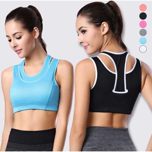 Women Fitness Bra Gymming Sporting Workout Yogaing Clothing Girl Sleep Vest Underwear Clothes Runs Push Up Tops Shirts Tank