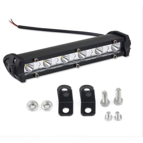 2pcs Ultra Slim 8'' led light bar 12V 24V 18W Led Bar Spot Driving work Light for Jeep Trucks Tractor off road 4x4