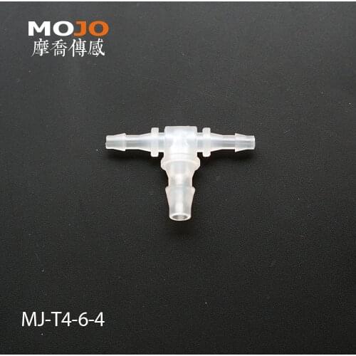 2020 Free shipping! MJ-T4-6-4 Reducing multiple hose connector 4mm to 6mm (100pcs/lots)