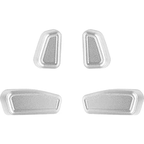 For Dodge RAM 1500 2010+ Car Electric Seat Adjustment Button Decoration Cover Trim Frame Stickers Accessories, 4PCS