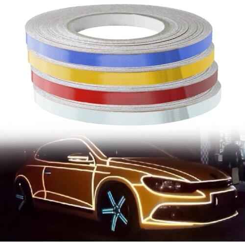 45mx1cm Car reflective sticker body decoration strip Vehicle Body Waterproof Reflective Decoration Strip Decal Sticker