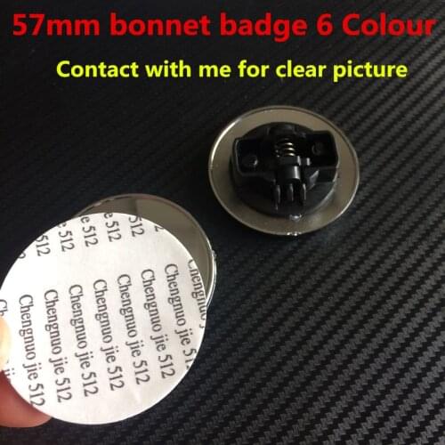 100pc New Car Styling 57mm Blue black B Apple Tree Hood Front Bonnet Badge Emblem For w124 w140 w163 w202 w203 w204 w210 w211