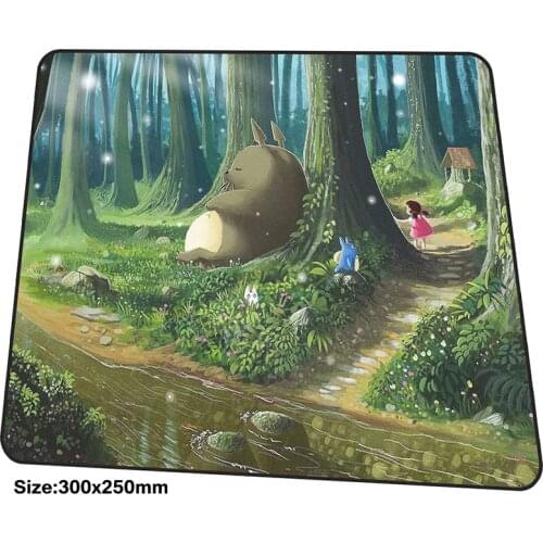 Totoro mousepad 300x250x3mm gaming mouse pad big gamer mat best seller game computer desk padmouse cheapest large play mats