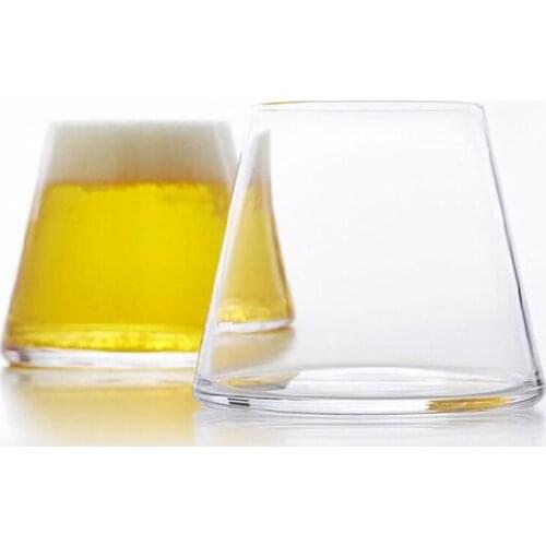 Retro Creative Personality Transparent Mount Fuji Glass Wine Set Beer Glass Drink Juice Cup Water Cup Gift Box Glass Bottles