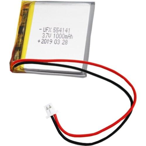 Lithium polymer battery 554141 3.7v 1000mAh communication equipment beauty equipment breast pump aromatherapy