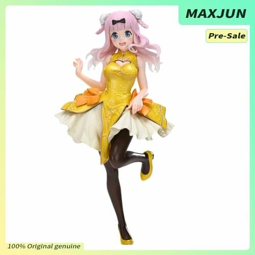 MAXJUN Pre-sale Anime Kaguya-sama wa kokurasetai Figure Chika Sexy cheongsam PVC Model toys Tensai tachi no ren'ai zun sen