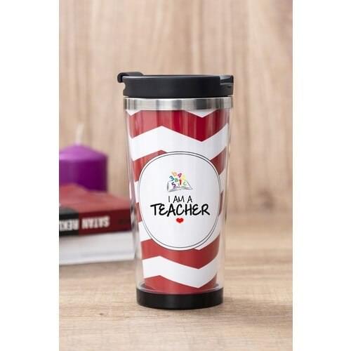 Gift Shop Teacher Red Thermos Cup