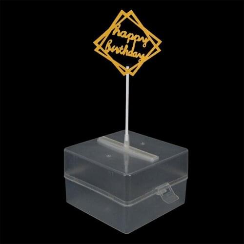 Pulling Money Box Plastic Cake Money Pulling Box 20 Transparent Bag Connected Pockets Birthday Cake Topper for Cake Decoration