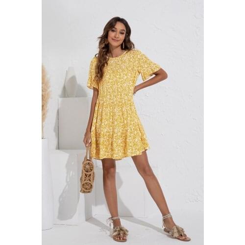 QIANXISHU Summer Dresses With Print