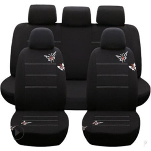 Butterfly embroidery four seasons suitable for car seat cover