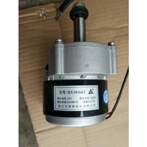 1016Z2 Extended shaft geared motor 250W two-wheeled balance car motor modified electric car