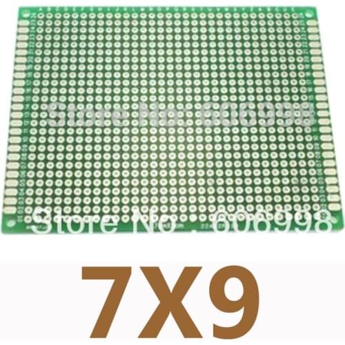 5pcs/lot 7*9cm Double Side Prototype PCB Universal Printed Circuit Board DIY Experimental Plate BD027