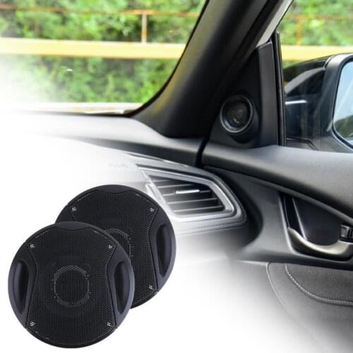 50% Hot Sales!!! 2Pcs Loudspeaker Lightweight Rubber Folding Ring Metal Anti-rust Voice Coil Car Speaker for Outdoor