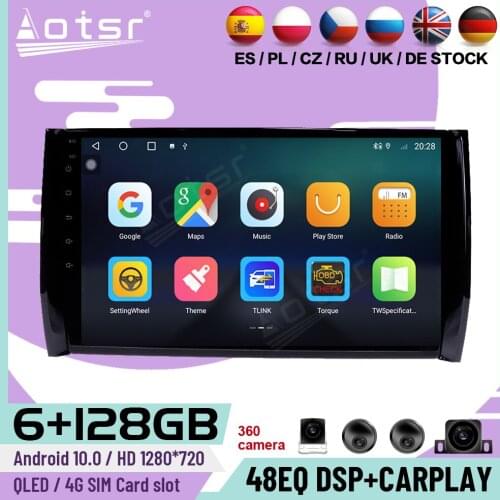 6+128G Carplay Multimedia Car Stereo Android 10.0 Player For SKODA KODIAQ 2017 2018 GPS Navigation Auto Radio Receiver Head Unit