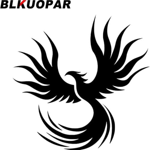 BLKUOPAR for Phoenix Car Stickers Sunscreen Fashionable Decals Campervan Motorcycle Helmet Decor Air Conditioner Car Styling