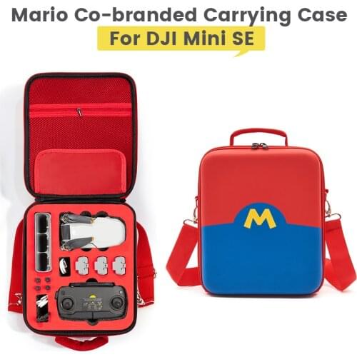 For DJI Mavic Mini Se Case mario style hard case Waterproof Protector Portable Handbag Storage Bag Carrying Case Drone accessory