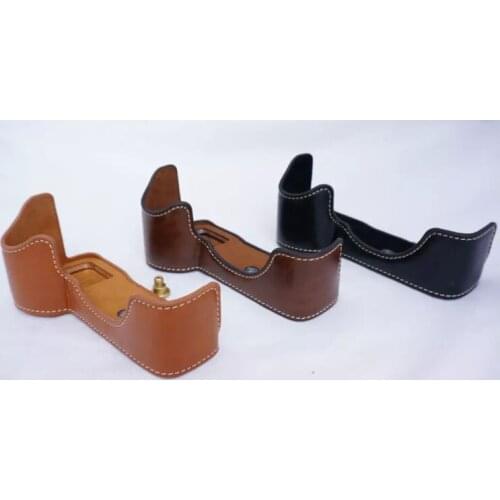 Camera Video Bag Base PU Half Case for Sony ILCE-7M2 A7 II / A7R II Camera