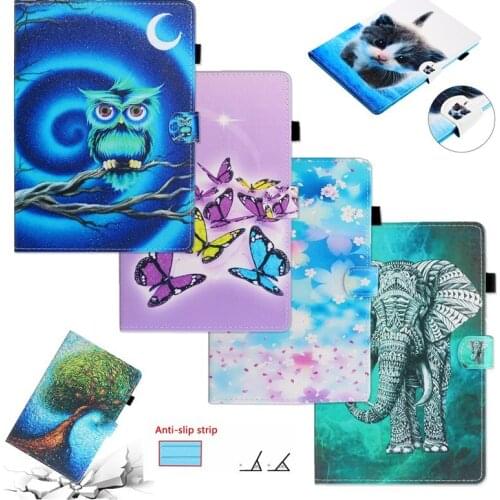 Flip Case For Lenovo Tab M10 TB-X505L TB-X505F 10.1 " Kids Cartoon PU Leather For Lenovo TAB M10 TB-X605L TB-X605F Tablet Case