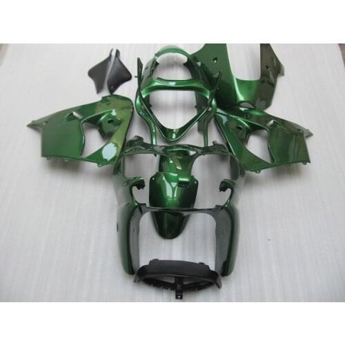 Injection Mold for KAWASAKI Ninja ZX9R 00 01 ZX 9R 2000 2001 zx9r 00 01 ABS Plastic green Fairings set+7gifts KV16