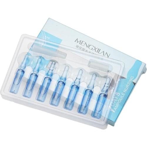 2ml*7pcs Acido Hyaluronico Serum Anti-wrinkle Anti-aging Shrink Pores Acne Removla Moisturizing Face Serum Skin Care