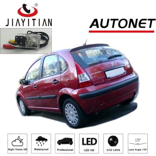 JiaYiTian Rear Camera For Citroen C3 hatchback Pluriel 2002~2009 CCD/Backup Camera/Night Vision/ License Plate camera Reverse