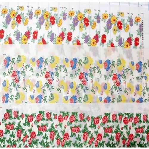 Ceramic Art Underglaze Color Flower Paper Blue and White Porcelain Sticker Jingdezhen DIY Ceramic Transfer Paper