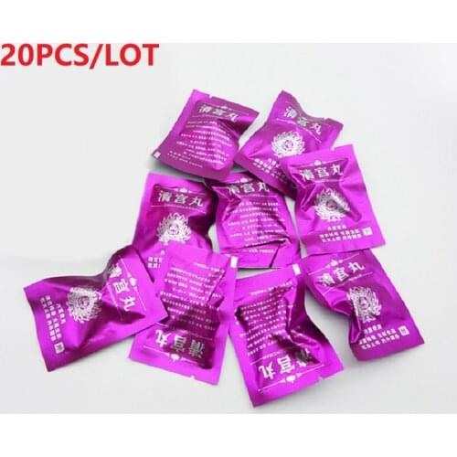 20Pcs/Set Chinese Herbal Tampon for Women Clean Point Tampons Vaginal Cleansing Pearls Womb Detox Pearls