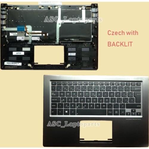 New Czech Slovakian Keyboard for ASUS ux302 ux302lg ux302la ux302la-1a Keyboard Palmrest , with BACKLIT , NO Touch PAD
