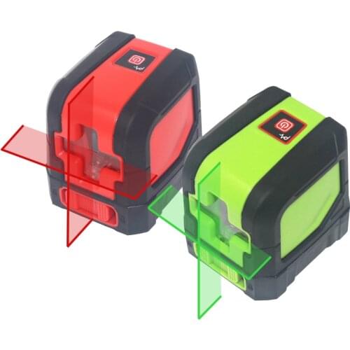 Red/Green Laser Level Bracket Self-Leveling Laser Levels IP54 2 Beam Cross Line Leverler Measure Tool Universal Clip Mini Size
